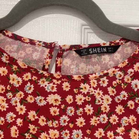 SHEIN FLORAL DRESS SIZE L - Picture 2 of 5